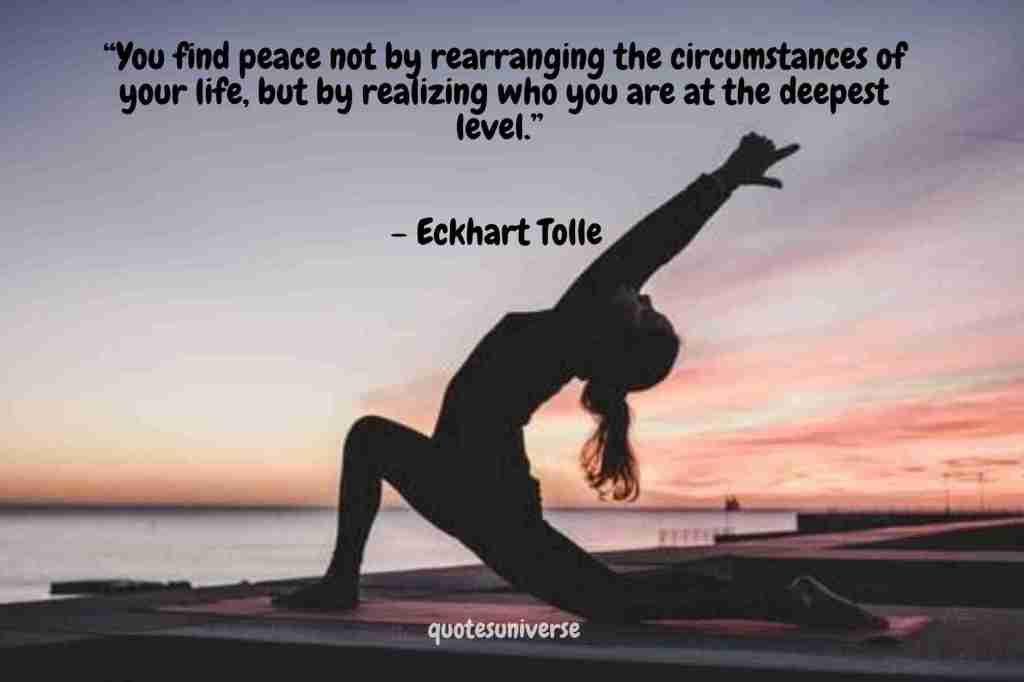 Yoga Quotes on Peace